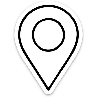 map marker sticker