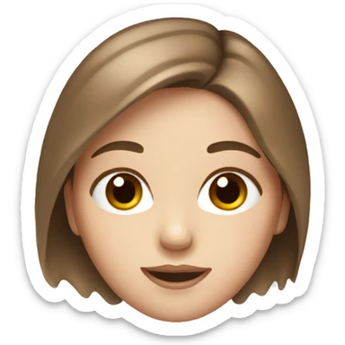 white girl with brown hair applying cream on face sticker