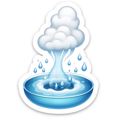 i just need the Steam to rise from water not into cloud  sticker