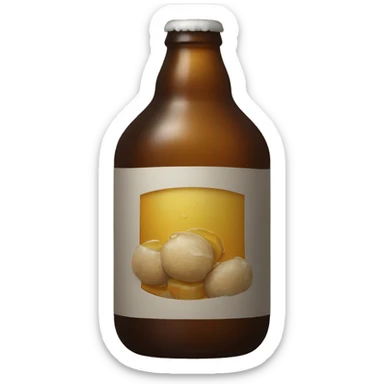 Halland qui boit une biere sticker
