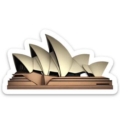 Sydney opera house no wifi sticker