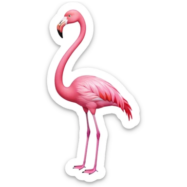 flamingo sticker