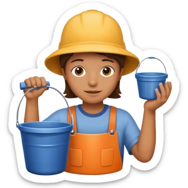 well with bucket sticker