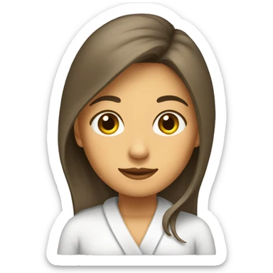 Mujer en toalla  sticker