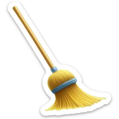 Broom, shine, sparkle  sticker