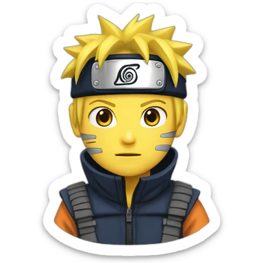 Naruto pouce sticker