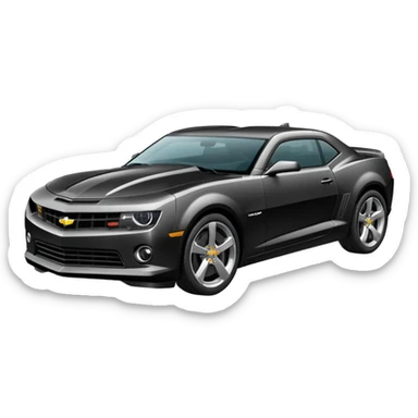 Faz um Camaro preto de lado sticker