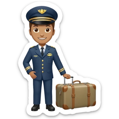 bellboy luggage car sticker