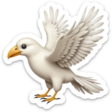 Oiseau qui fais caca sur les gens en volant  sticker