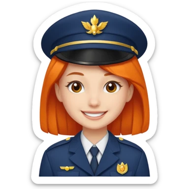 Make an emoji with a character from the game Arknights: Endfield, the name of this character is Ember sticker