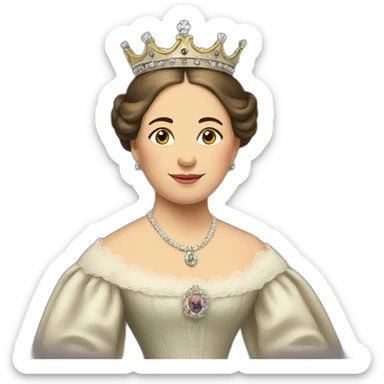 Queen Victoria sticker