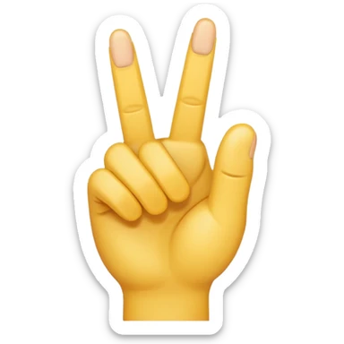 middle finger
 sticker