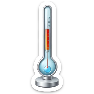 medical thermometer sticker