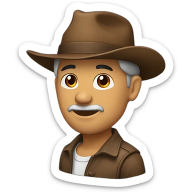 crepeer with a brown hat sticker