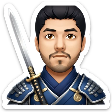 Warrior Samurai sticker