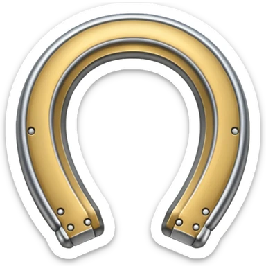 Horseshoe sticker