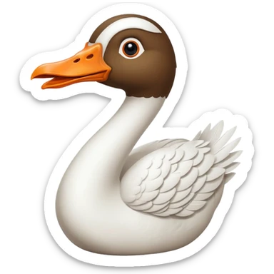 Silly goose sticker