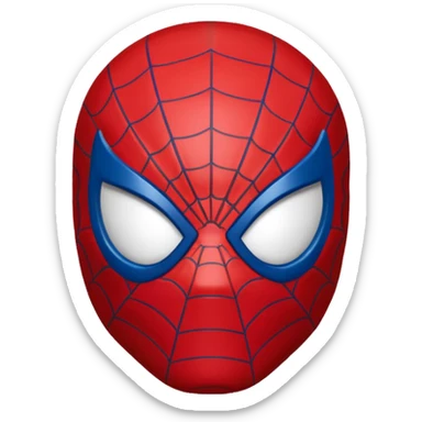Spiderman Lego head sticker