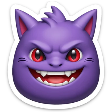 gengar chibi emotes sticker