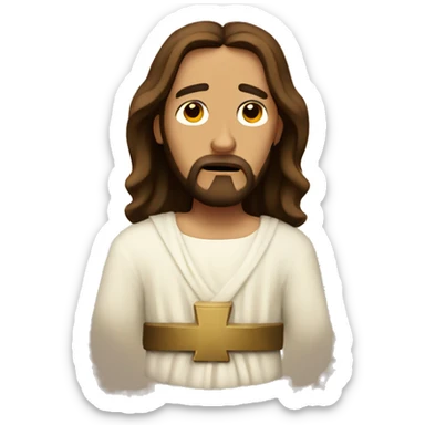 Sad Jesus  sticker