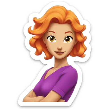 totally spies clover sticker