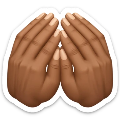 Symbol that represents the union of people sticker