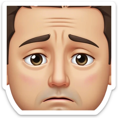 Michael Scott crying sticker