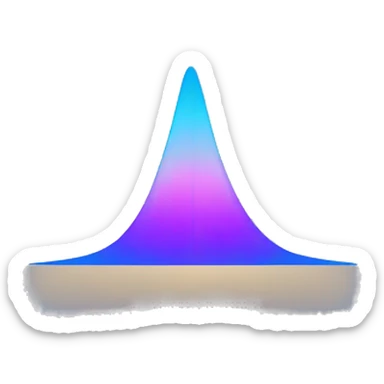 normal probability distribution sticker