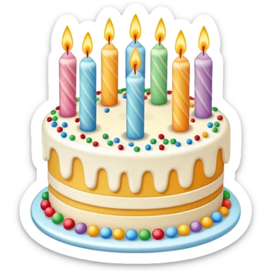 many more happy returns of the day  sticker