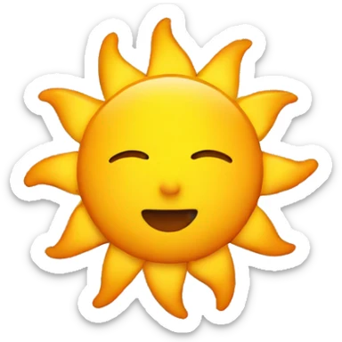 Sun sticker
