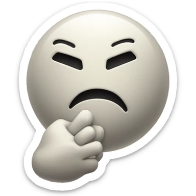 scheming smiley face with hands rubbing together mischievously  sticker