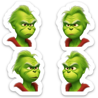 Grinch sticker