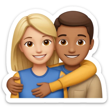 Two naked people having sex sticker