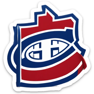 montreal canadiens logo like a no smoking emoji sticker
