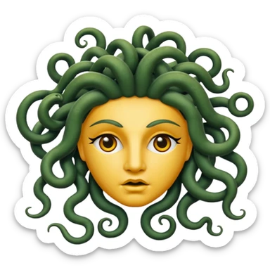 The Sicilian Medusa sticker