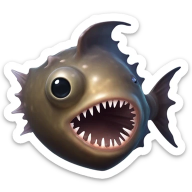 Anglerfish sticker