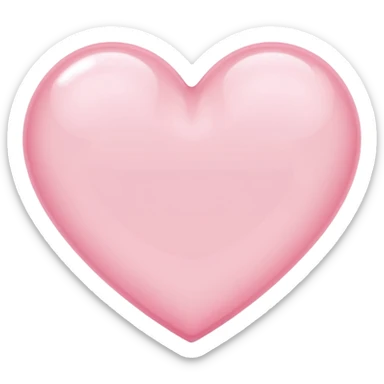 Light pink hearts sticker