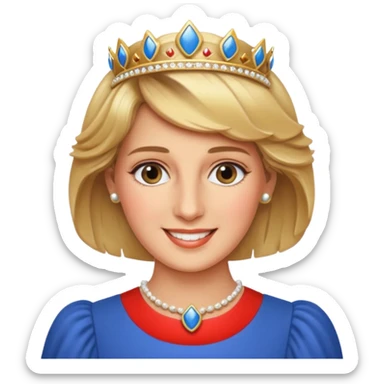 content face typing, Princess diana sticker