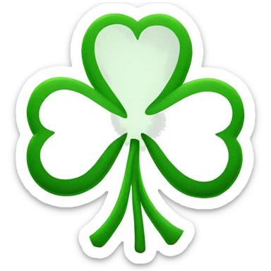 Shamrock sticker