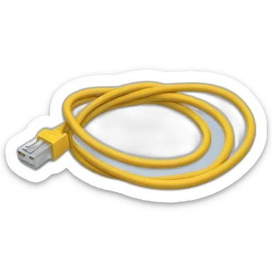 Lan cable sticker