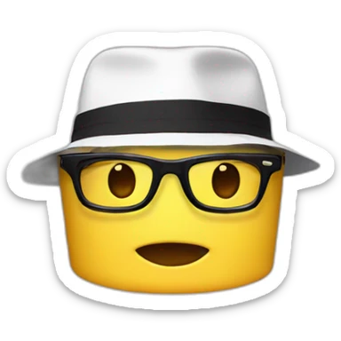 glasses-singaporean-bucket-hat-weird sticker