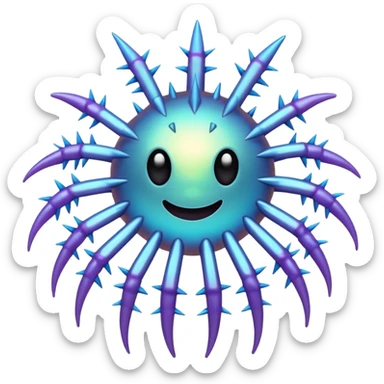  virus with many leg sticker