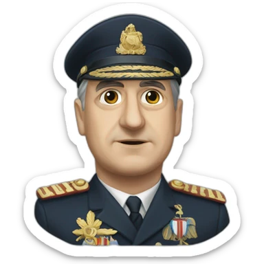 Charles de Gaulle sticker