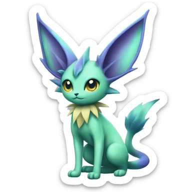 Espeon-Leafeon-Vaporeon full body sticker