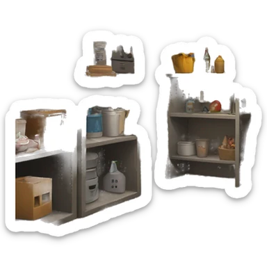 house basement sticker