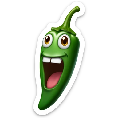 Excited JALAPENO sticker