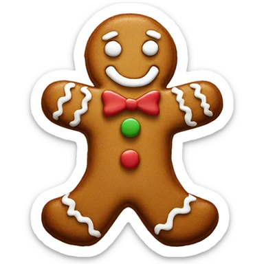 gingerbread cookie sticker