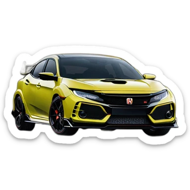 honda civic type r 2022 sticker