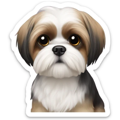 shih tzu firefly crossbreed  sticker