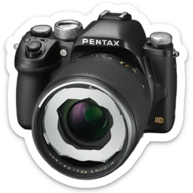 silver pentax K-3 with silver DA 70 sticker
